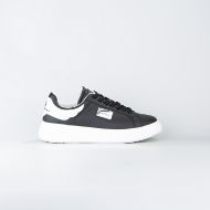 Снимка на JOHN RICHMOND МЪЖКИ СПОРТНИ ОБУВКИ JR ONE METAL PLATE LEATHER SNEAKERS BLACK/WHITE 1