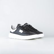 Снимка на JOHN RICHMOND МЪЖКИ СПОРТНИ ОБУВКИ JR ONE METAL PLATE LEATHER SNEAKERS BLACK/WHITE 2