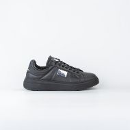 Снимка на JOHN RICHMOND МЪЖКИ СПОРТНИ ОБУВКИ JR ONE METAL PLATE MIXED LEATHER SNEAKERS BLACK 1