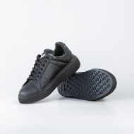 Снимка на JOHN RICHMOND МЪЖКИ СПОРТНИ ОБУВКИ JR ONE METAL PLATE MIXED LEATHER SNEAKERS BLACK 4