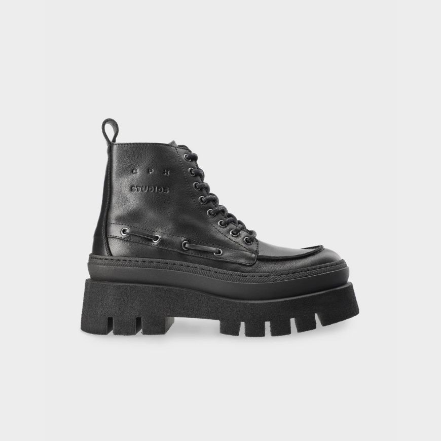 Снимка на COPENHAGEN ДАМСКИ БОТИ CPH697 LEATHER BLACK
