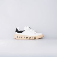 Снимка на JOHN RICHMOND ДАМСКИ СПОРТНИ ОБУВКИ JR ONE MIXED LEATHER AND STRASS SNEAKERS WITH CHARMS WHITE 1