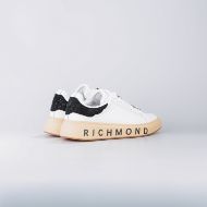 Снимка на JOHN RICHMOND ДАМСКИ СПОРТНИ ОБУВКИ JR ONE MIXED LEATHER AND STRASS SNEAKERS WITH CHARMS WHITE 3