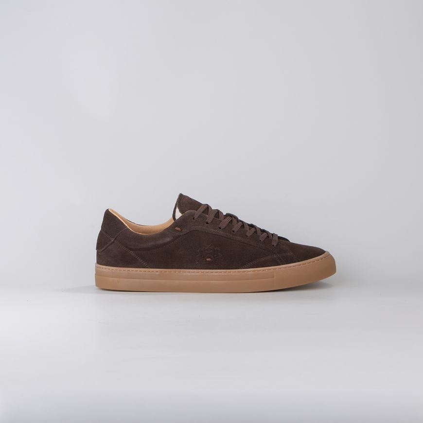 Снимка на LA MARTINA МЪЖКИ СПОРТНИ ОБУВКИ CORE SNEAKERS IN SUEDE DARK BROWN