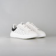 Снимка на JOHN RICHMOND МЪЖКИ СПОРТНИ ОБУВКИ JR ONE METAL PLATE LEATHER AND FABRIC SNEAKERS WHITE-ICE GREY/BLA 2