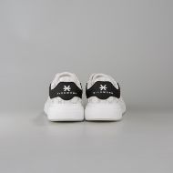 Снимка на JOHN RICHMOND МЪЖКИ СПОРТНИ ОБУВКИ JR ONE METAL PLATE LEATHER AND FABRIC SNEAKERS WHITE-ICE GREY/BLA 5