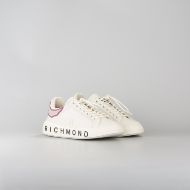Снимка на JOHN RICHMOND ДАМСКИ СПОРТНИ ОБУВКИ JR ONE LEATHER SNEAKERS WITH METAL LOGO OFF WHITE/NUDE/DARK FUCH 2