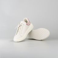Снимка на JOHN RICHMOND ДАМСКИ СПОРТНИ ОБУВКИ JR ONE LEATHER SNEAKERS WITH METAL LOGO OFF WHITE/NUDE/DARK FUCH 4