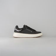 Снимка на JOHN RICHMOND ДАМСКИ СПОРТНИ ОБУВКИ JR ONE MIXED LEATHER AND STRASS SNEAKERS BLACK 1