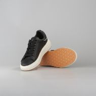 Снимка на JOHN RICHMOND ДАМСКИ СПОРТНИ ОБУВКИ JR ONE MIXED LEATHER AND STRASS SNEAKERS BLACK 4