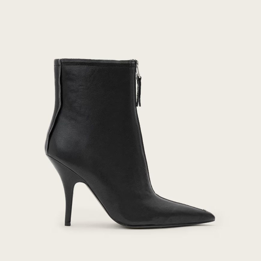 Снимка на ALLSAINTS ДАМСКИ БОТУШИ VERA ZIP BOOTS BLACK