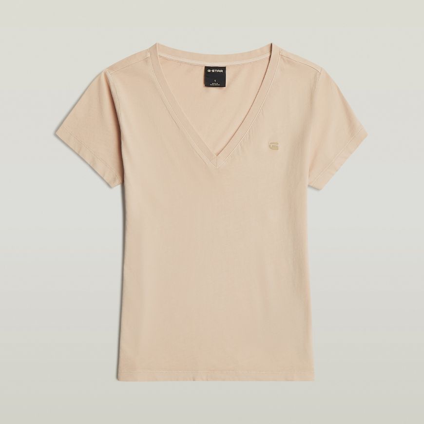 Снимка на G-STAR ДАМСКИ ТОП OVERDYED FORM V-NECK T-SHIRT MOONLIGHT GD