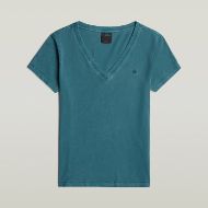 Снимка на G-STAR ДАМСКИ ТОП OVERDYED FORM V-NECK T-SHIRT MIDNIGHT BLUE GD 6