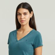 Снимка на G-STAR ДАМСКИ ТОП OVERDYED FORM V-NECK T-SHIRT MIDNIGHT BLUE GD 3
