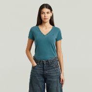Снимка на G-STAR ДАМСКИ ТОП OVERDYED FORM V-NECK T-SHIRT MIDNIGHT BLUE GD 1