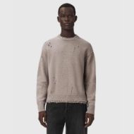 Снимка на ALLSAINTS МЪЖКИ ПУЛОВЕР WOLF CREW FAWN BROWN 1