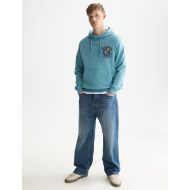 Picture of SCOTCH&SODA MEN'S FRONT AND BACK ARTWORK REGULAR FIT HOODIE - ADRIATIC BLUE 7