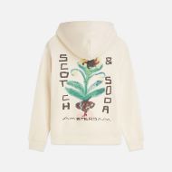 Picture of SCOTCH&SODA MEN'S FRONT AND BACK ARTWORK REGULAR FIT HOODIE - EGGNOG 2