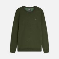 Picture of SCOTCH&SODA MEN'S SEASONAL CORE ECOVERO PULLOVER - FOREST NIGHT 1