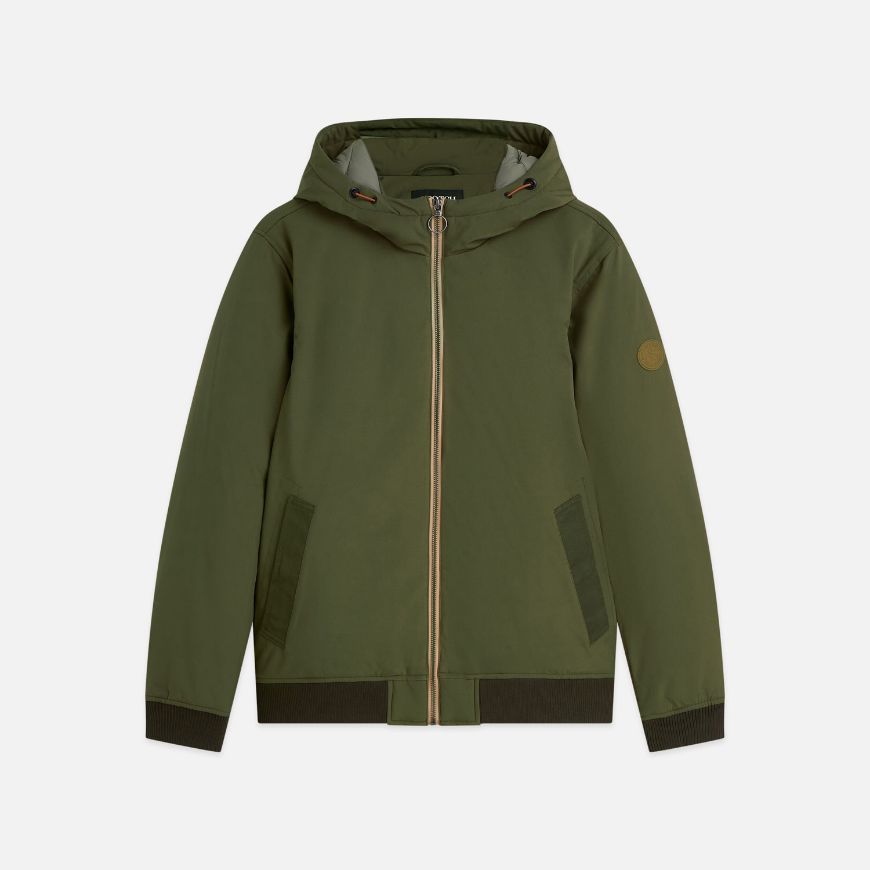 Снимка на SCOTCH&SODA МЪЖКО ЯКЕ HOODED SOFTSHELL PADDED - OLIVE NIGHT
