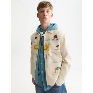 Снимка на SCOTCH&SODA МЪЖКО ЯКЕ PRINTED COTTON TWILL OVERSHIRT - EGGNOG 4
