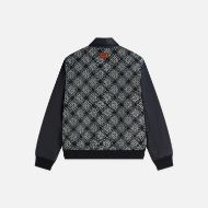 Picture of SCOTCH&SODA MEN'S JACQUARD LEATHER VARSITY JACKET - SKY CAPTAIN 2