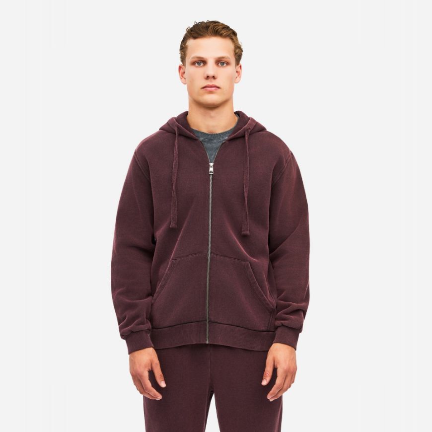 Снимка на DIRTY LAUNDRY МЪЖКИ СУИТШЪРТ REGULAR FIT FULL ZIP VINTAGE COCOA