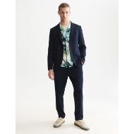 Picture of SCOTCH&SODA MEN'S MILES TAILORED JERSEY REGULAR FIT BLAZER - SKY CAPTAIN STRIPE 7