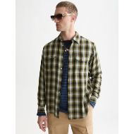 Picture of SCOTCH&SODA MEN'S DOUBLE-FACED CHECK RELAXED FIT SHIRT - METEORITE CHECK 4