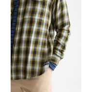 Picture of SCOTCH&SODA MEN'S DOUBLE-FACED CHECK RELAXED FIT SHIRT - METEORITE CHECK 6