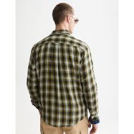 Picture of SCOTCH&SODA MEN'S DOUBLE-FACED CHECK RELAXED FIT SHIRT - METEORITE CHECK 5