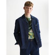 Picture of SCOTCH&SODA MEN'S DENIM WORKWEAR OVERSHIRT - WASHED INDIGO 4