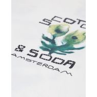 Снимка на SCOTCH&SODA МЪЖКА БЛУЗА FRONT AND BACK ARTWORK REGULAR FIT - BRIGHT WHITE 3