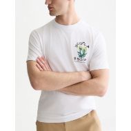 Снимка на SCOTCH&SODA МЪЖКА БЛУЗА FRONT AND BACK ARTWORK REGULAR FIT - BRIGHT WHITE 5