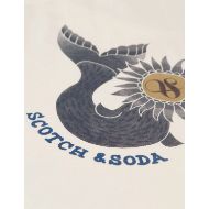 Picture of SCOTCH&SODA MEN'S FRONT AND BACK ARTWORK LOOSE FIT T-SHIRT - EGGNOG 3