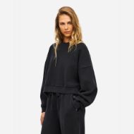 Снимка на DIRTY LAUNDRY ДАМСКИ СУИТШЪРТ OVERSIZED CREWNECK WITH DESTROYS VINTAGE BLACK 1