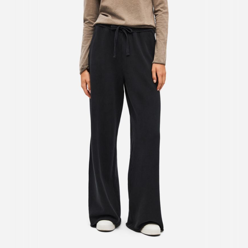 Снимка на DIRTY LAUNDRY ДАМСКИ ПАНТАЛОН WIDELEG SWEATPANTS WITH RAW EDGES VINTAGE BLACK