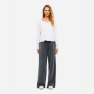 Снимка на DIRTY LAUNDRY ДАМСКИ ПАНТАЛОН WIDELEG SWEATPANTS WITH RAW EDGES VINTAGE GREY 5