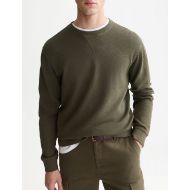 Picture of SCOTCH&SODA MEN'S GARMENT-DYE REGULAR FIT SWEATSHIRT - FOREST NIGHT 4