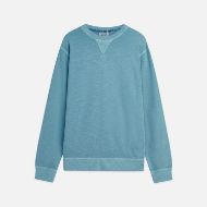 Picture of SCOTCH&SODA MEN'S GARMENT-DYE REGULAR FIT SWEATSHIRT - ADRIATIC BLUE 1