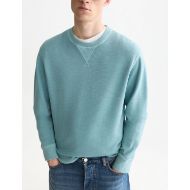 Picture of SCOTCH&SODA MEN'S GARMENT-DYE REGULAR FIT SWEATSHIRT - ADRIATIC BLUE 4