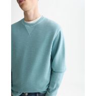 Picture of SCOTCH&SODA MEN'S GARMENT-DYE REGULAR FIT SWEATSHIRT - ADRIATIC BLUE 6