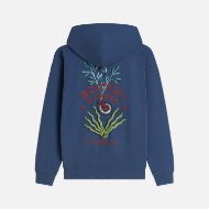 Picture of SCOTCH&SODA MEN'S EMBROIDERED RELAXED FIT ZIP-THROUGH HOODIE - ENSIGN BLUE 2