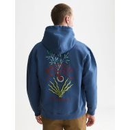 Picture of SCOTCH&SODA MEN'S EMBROIDERED RELAXED FIT ZIP-THROUGH HOODIE - ENSIGN BLUE 5