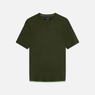 Picture of SCOTCH&SODA MEN'S KNITTED WOOL-BLEND RELAXED FIT T-SHIRT - FOREST NIGHT 1