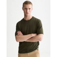 Picture of SCOTCH&SODA MEN'S KNITTED WOOL-BLEND RELAXED FIT T-SHIRT - FOREST NIGHT 4