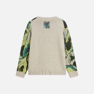 Picture of SCOTCH&SODA MEN'S WATERCOLOUR COTTON-LINEN BLEND LOOSE FIT PULLOVER - WATERCOLOUR 2