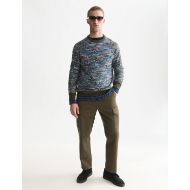 Picture of SCOTCH&SODA MEN'S JACQUARD RELAXED FIT PULLOVER - GLITCH DREAM FOREST NIGHT 7