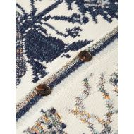 Picture of SCOTCH&SODA MEN'S INTARSIA COTTON-BLEND DROPPED SHOULDER CARDIGAN - EGGNOG 3