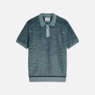 Picture of SCOTCH&SODA MEN'S STRUCTURED REGULAR FIT POLO - ADRIATIC BLUE 1